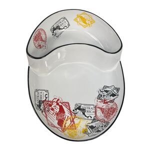 Vintage Disney Parks Mickey Mouse Central America Ceramic Chips and Dip